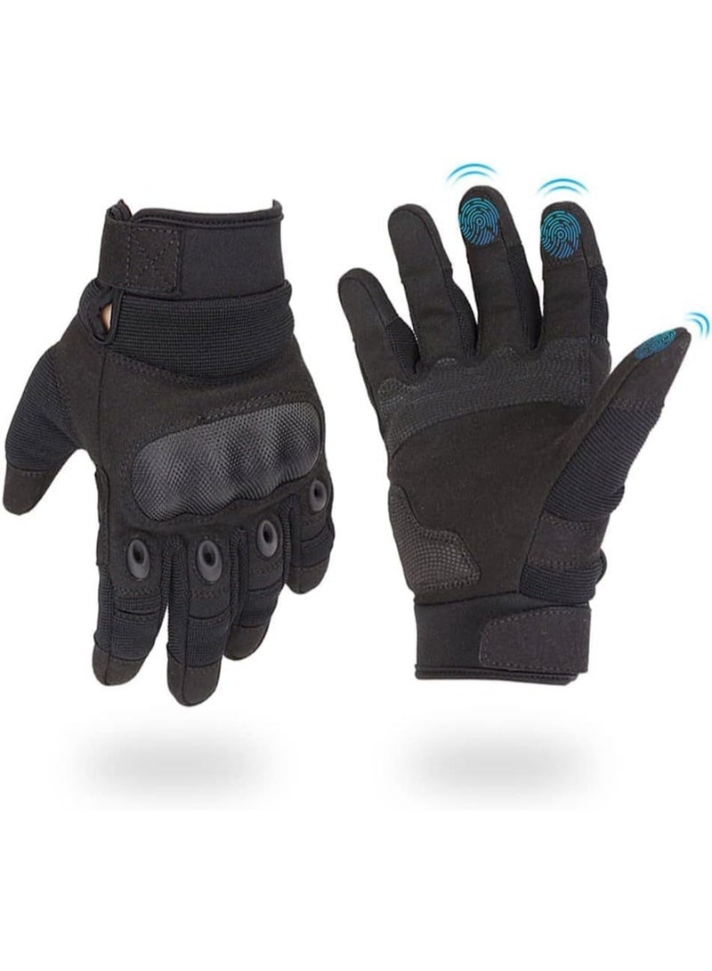 Tactical Gloves for Men, Fingerless Gloves Men for Airsoft Gun, Survival Gloves Combat Gloves Airsoft Gloves Driving Gloves Men Motorcycle Gloves for Men - Image 5