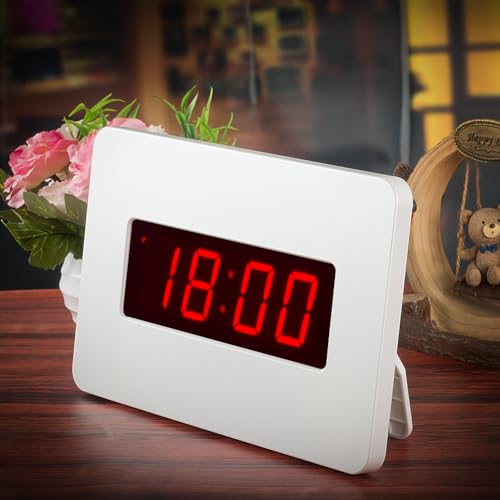 Timegyro Digital Wall Clock Battery Operated with LED Display, Wall Clock with Backlight, Table-top, Alarm, Brightness Adjustable,12/24Hr - Image 3