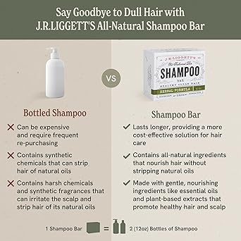 J·R·LIGGETT'S JR Liggett Bar Shampoo Herbal Formula 35 oz - Image 5