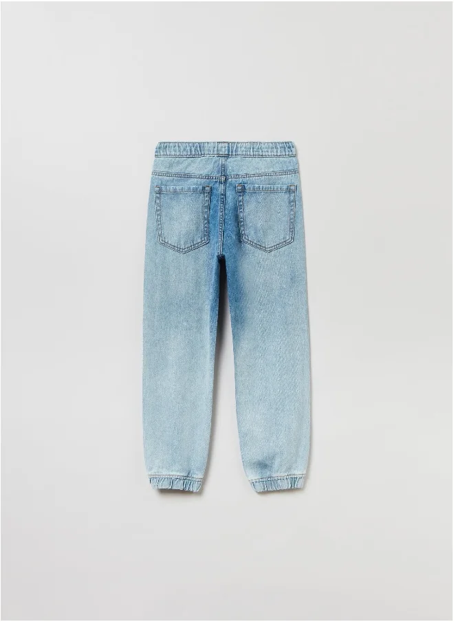 Ovs OVS Denim Joggers With Drawstring