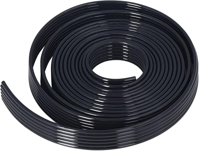 Highly Resilient Flexible Ink Tube Replacement 6 Lines For Photographic Equipment Black - Image 1