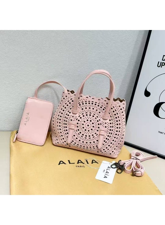 Alaïa Le Mina 20 New Vienne leather tote bag