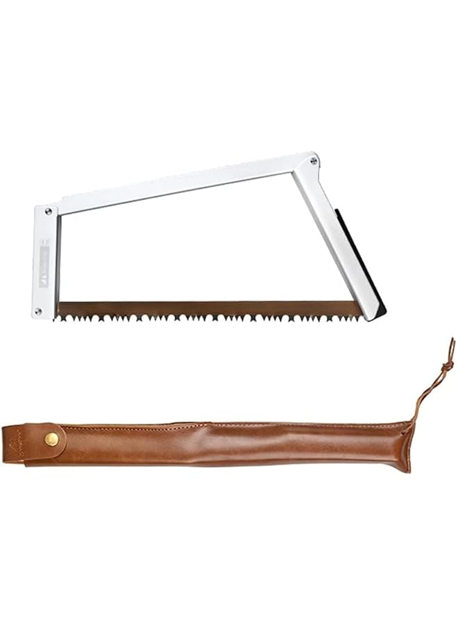 Azonee Folding Hand Saw With Storage Pouch For Fast Wood Tree Cutting Shark Teeth Straight Saw Emergency Survival Backpacking Gear For Camping Backpacking Hiking Hunting 