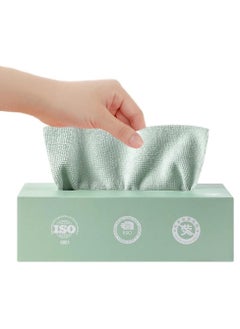 20 Sheets Disposable Cleaning Cloths, Cleaning Towels, Microfiber Towel Reusable Dish Cloths with Dispenser Box, Lazy Rags, Car Wipes for Cleaning Cloths for Home Kitchen (Matcha Green) - pzsku/ZADBADA4EF5AD75FDCE98Z/45/_/1720506578/5e01a8fb-1182-4a2e-9ff4-93924e687f68