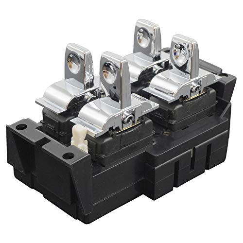 TRQ Front Left Power Window Switch Drivers Side Compatible with 1991-1993 Buick Roadmaster 1991-1996 Chevrolet Caprice 1994-1996 Impala 1991-1992 Oldsmobile Cutlass Cruiser - Image 2