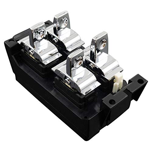 TRQ Front Left Power Window Switch Drivers Side Compatible with 1991-1993 Buick Roadmaster 1991-1996 Chevrolet Caprice 1994-1996 Impala 1991-1992 Oldsmobile Cutlass Cruiser - Image 4