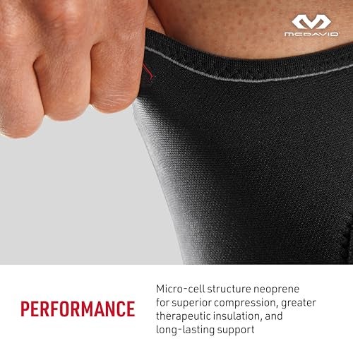 McDavid Knee Compression Sleeves Men/Women, Open Patella Knee Brace, Stabilizer for Minor Arthritis, Bursitis, Tendonitis, Patellar Support, Single Unit - Image 3