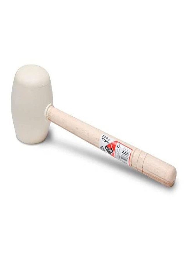 Rubi 65913 - White Rubber Mallet of 500 g - Image 1