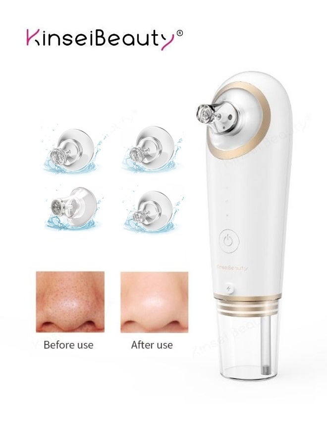 KinseiBeauty - Blackhead Remover Vacuum - Facial Pore Cleaner with LED Blue Light Therapy - Image 1