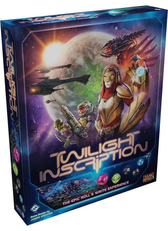 Fantasy Flight Games لعبة لوحة نقش الشفق؛ استراتيجية خيال علمي؛ مغامرة إمبراطورية الشفق للبالغين والمراهقين؛ من سن 14 عامًا فأكثر؛ 18 لاعبًا؛ متوسط وقت اللعب 90120 دقيقة؛ من إنتاج Fantasy Flight Games  - Image 1