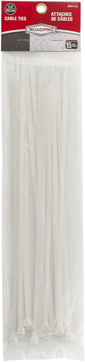 RoadPro RoadPro RPCT1115 115 Cable Tie Pack of 15  - Image 4