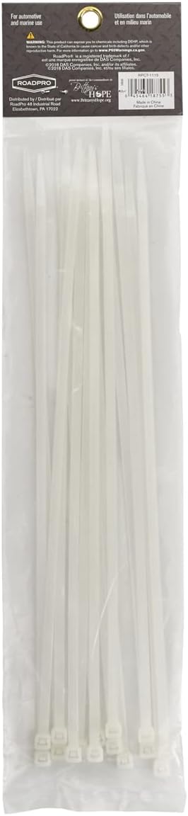 RoadPro RoadPro RPCT1115 115 Cable Tie Pack of 15  - Image 5