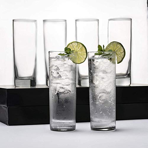 bellemax Premium Water and Juice Glasses Set of 6 and Borosilicate Glass Jug Set Combo,(6 PC Glasses 300ML and 1 Water Jug 1.8 Liter), Transparent, Glass and Jug Set for Dining Table (Traditional- B) - Image 2