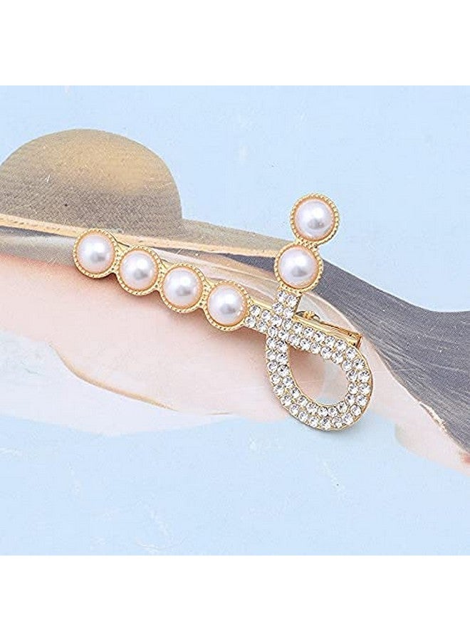 SUN Ring SUNRING Pearl Hair Clips,Hair Barrettes, Hair Clips Pins Hairpins Hair Accessories Birthday Business Gift for Women Girls Girlfriend Ladies Long Short Hair Elegant(6 PCS - Image 2