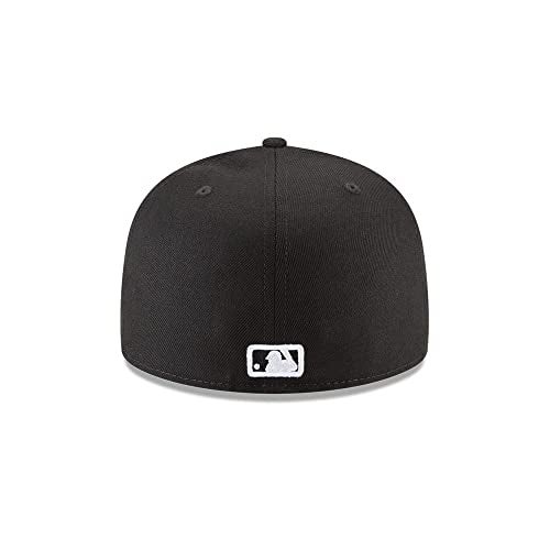 NEW ERA قبعة نيو إيرا 59Fifty MLB الأساسية لوس أنجلوس دودجرز LA باللون الأسود/الأبيض (7 5/8) - Image 4