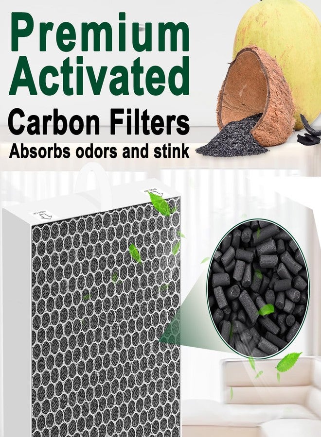 CHNPOFNT 4 PACK 5400 Air Purifier Replacement Filter Compatible with Air Purifiers 5400 Series, 5410i, 5440i, 3-Stage Filtration High-efficiency Activated carbon 2-IN-1. H13 True he-pa Filter. - Image 4