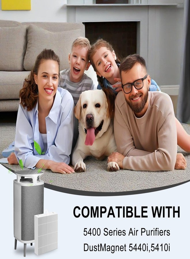 CHNPOFNT 4 PACK 5400 Air Purifier Replacement Filter Compatible with Air Purifiers 5400 Series, 5410i, 5440i, 3-Stage Filtration High-efficiency Activated carbon 2-IN-1. H13 True he-pa Filter. - Image 5