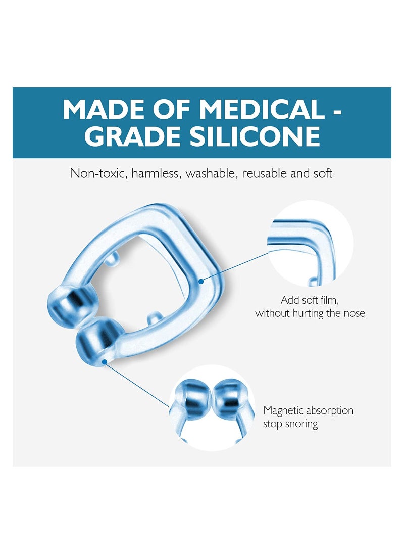 SYOSI Snore Stopper Clipple Anti Snoring Device Silicone Nose Clip Magnetic Nasal Dilator Provide The Effective Solution to Stop 5PCS  - Image 5