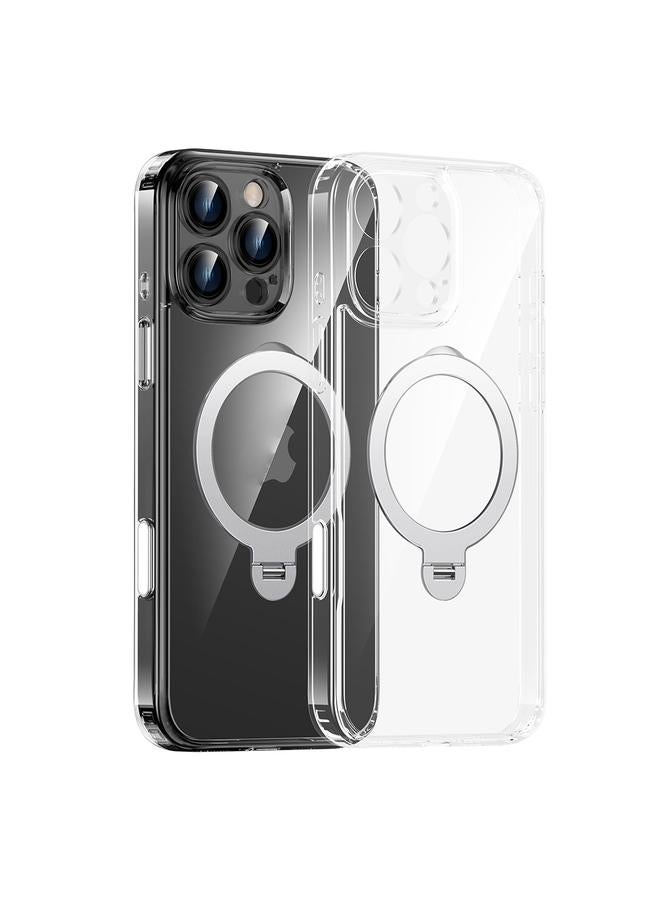 S-TOP Case For iPhone 15 Pro Max Fine Hole 360 Degree Rotating Holder MagSafe Phone Case - Image 1