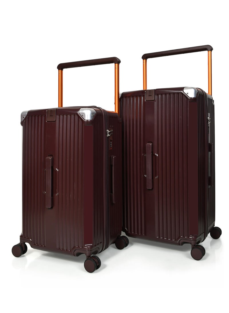 Morano 3 Piece Aluminum Fiber Luggage Set 28", 24", 20" for Cabin - Image 3