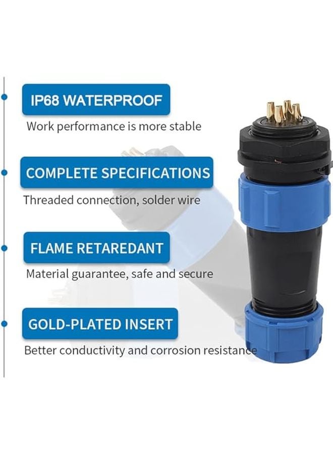 SP21 12 Pin IP68 Waterproof Connector Male Female Socket Cable SP21 12L - Image 5