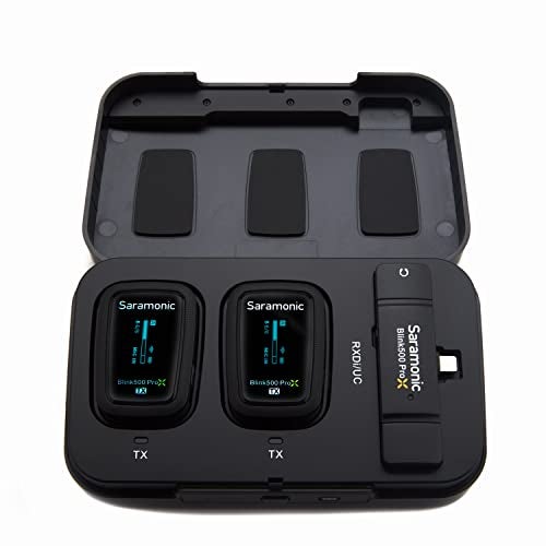 Saramonic Blink 500 Pro X B4 2-Person Wireless Mic System with Lavaliers & Lightning Receiver for iPhone & iPad with Lighting - Image 4