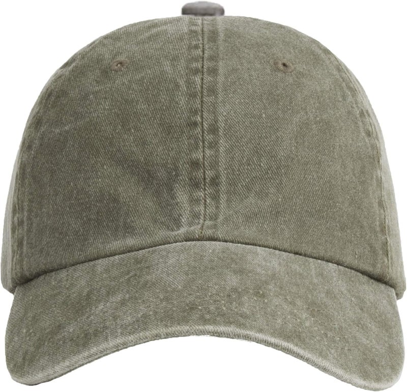 LANGZHEN Unisex Baseball Cap 100% Cotton Fits Men Women Washed Denim Adjustable Dad Hat - Image 2