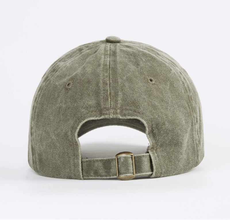 LANGZHEN Unisex Baseball Cap 100% Cotton Fits Men Women Washed Denim Adjustable Dad Hat - Image 3