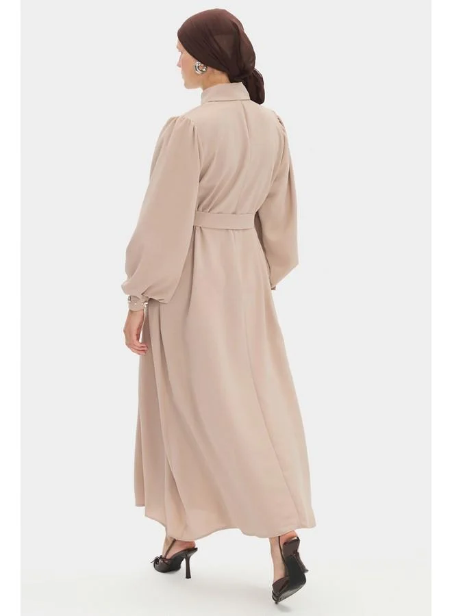 JUNE Balloon Sleeve Dress
