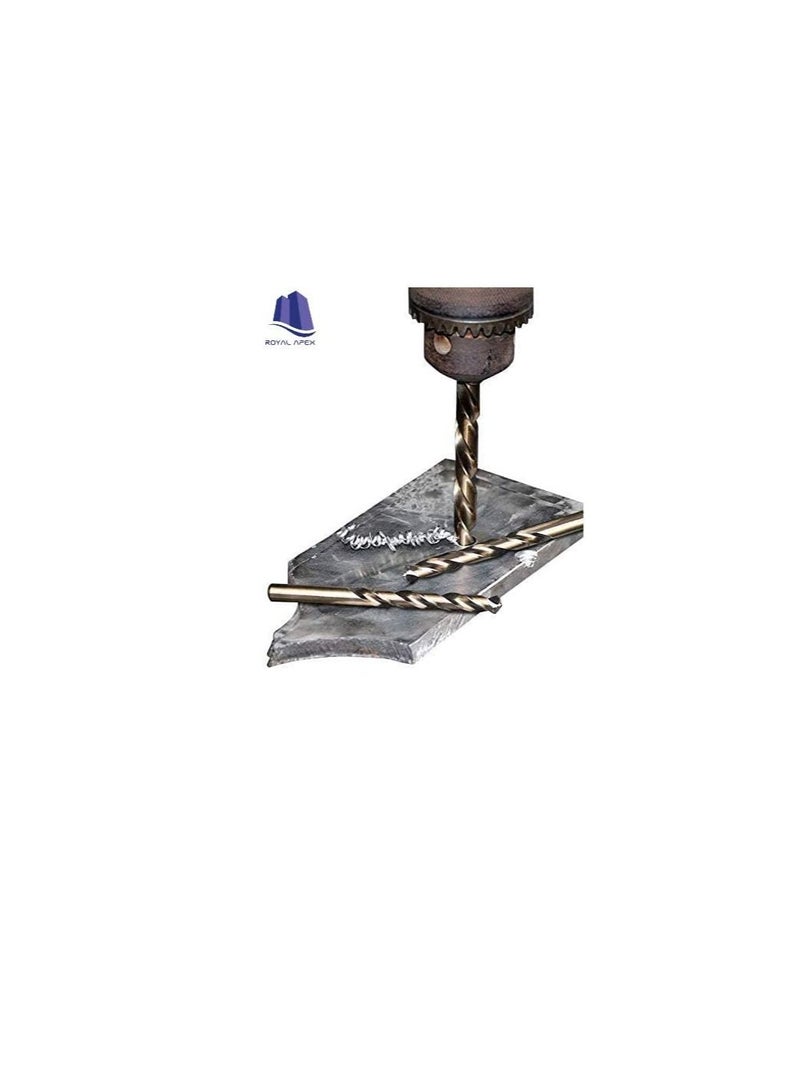 19 Piece’s HSS Twist Drill Bit Fully Ground – White Finish 431 Meterial-DIN338 Drill Bit for Stainless Steel Metal Drilling.  - Image 3
