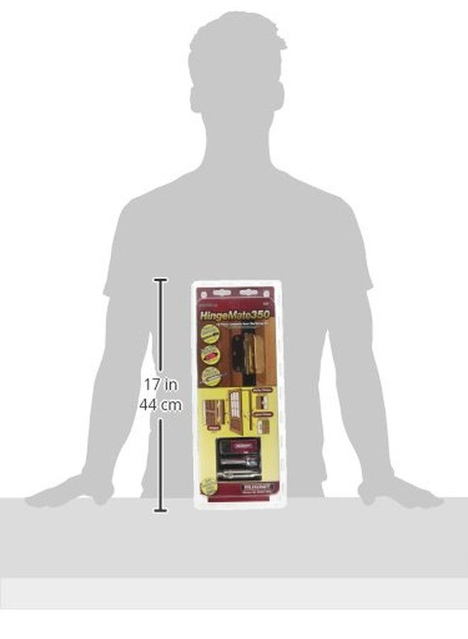 Milescraft 1220 Hinge Mate350 -Complete Hinge Installation Kit-Cut Hinge Mortises on Doors, Jambs, Latches & Strike Plates -Includes All Hardware for 1-3/8in & 1-3/4in Doors & 2-1/2 in to 4.5in Hinges - Image 3