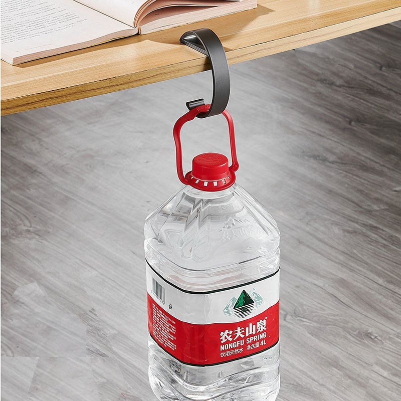 Student Desk Side Bag Hook Organizer [Gray]-E