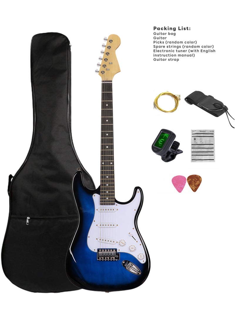 Sharpdo 39-Inch Electric Guitar Blue + 5 Accessories - Image 1