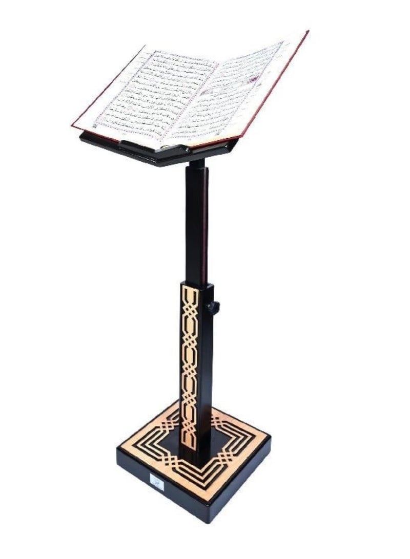 حامل المصحف الخشبي ( الفرقان ) بني غامق - نسخة أصلية - Image 2