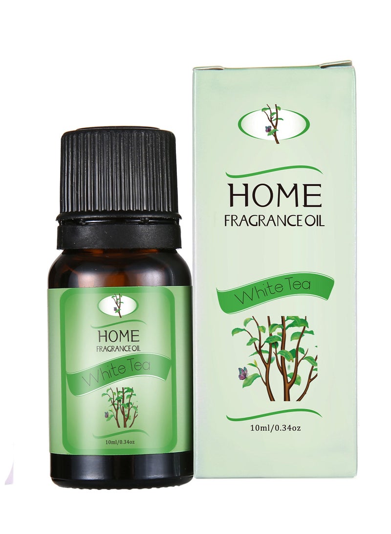زيت أساسي 10 مل قطعة واحدة لمُرَطِّب الهواء، معطرات الروائح الطبيعية، زيت نباتي، عطر نباتي للاستخدام في تنقية الهواء أو تخفيف التوتر، عطر شاي أبيض - Image 1