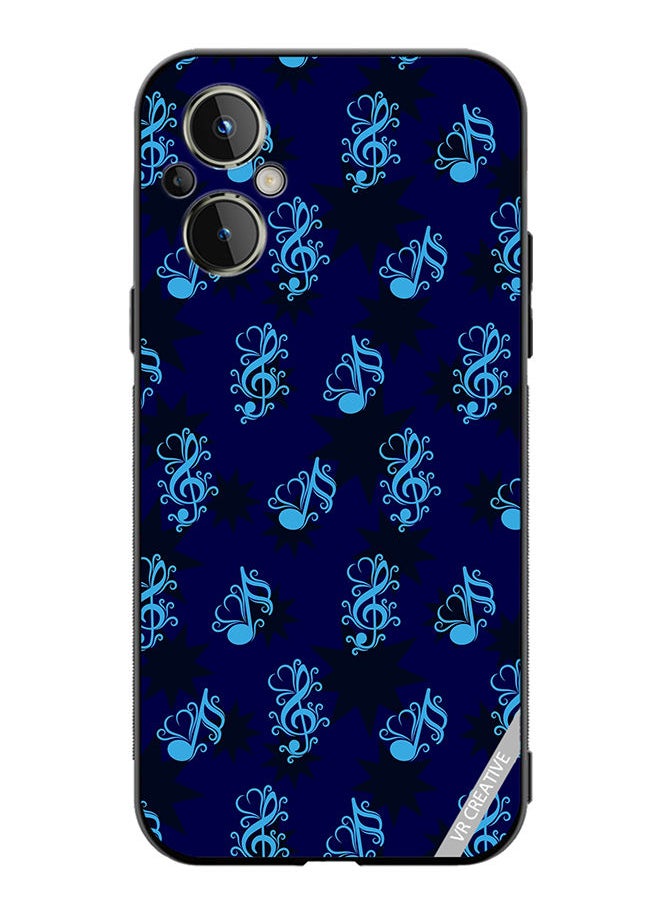 Protective Case Cover For OnePlus Nord N20 5G Music Pattern Design Multicolour