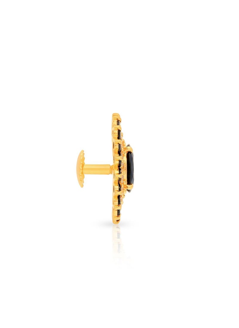 Malabar Gold and Diamonds - Malabar Gold and Diamonds 22 Carat 916 Purity Gemstone Earring PGNTRA140ER5Y - Image 1