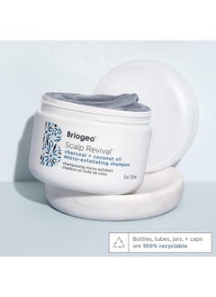 Briogeo Riogeo Scalp Revival Exfoliator Charcoal Shampoo Treatment For Dry & Itchy Scalp Clarifying Shampoo For Build Up 2 Oz  - Image 3