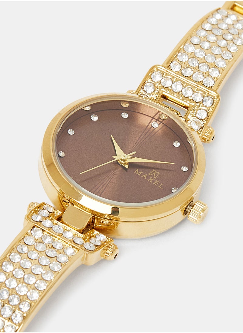 Maxel - Women's Fashion Waterproof Analog Wrist Watches MX286 - 28mm - Image 1