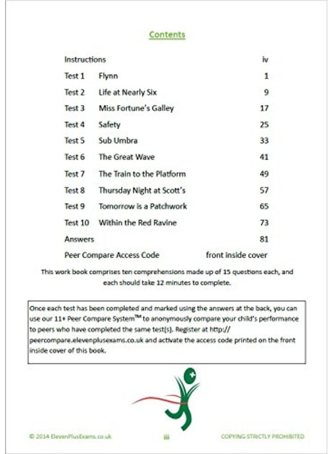 11+ Essentials English Comprehensions: Contemporary Literature Book 1 - Image 2