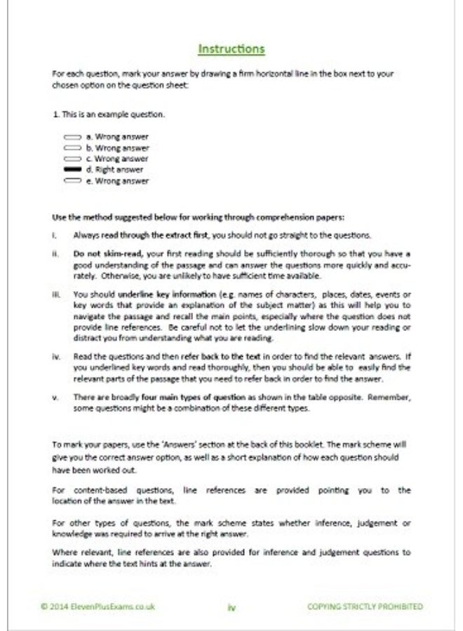 11+ Essentials English Comprehensions: Contemporary Literature Book 1 - Image 3