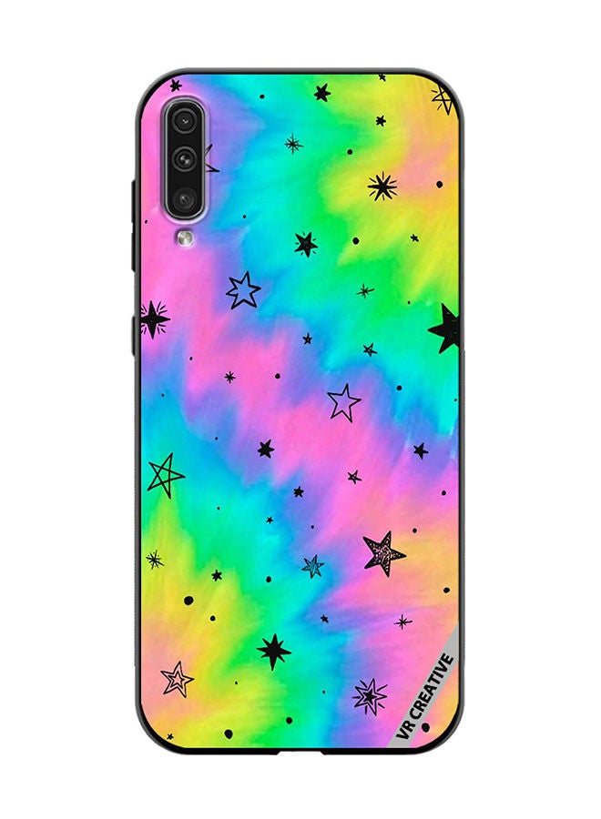 VR CREATIVE Protective Case Cover For Samsung Galaxy A50/A50s Star Design Multicolour - Image 1