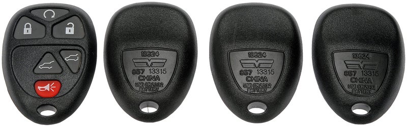 Dorman 13637 Keyless Entry Transmitter Cover Compatible with Select Cadillac / Chevrolet / GMC Models, Black - Image 2