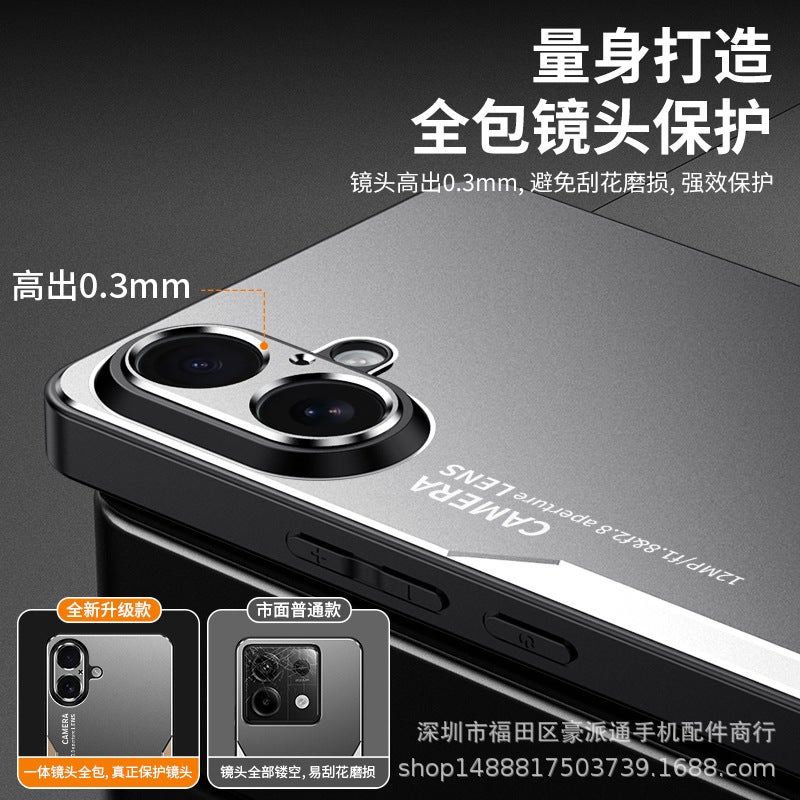 Suitable For Apple 17 Phone Case Iphone 16 Metal Blade 15 Simple 13 Full Coverage 14 New Model 8P Anti-Drop For Men And Women - Image 5