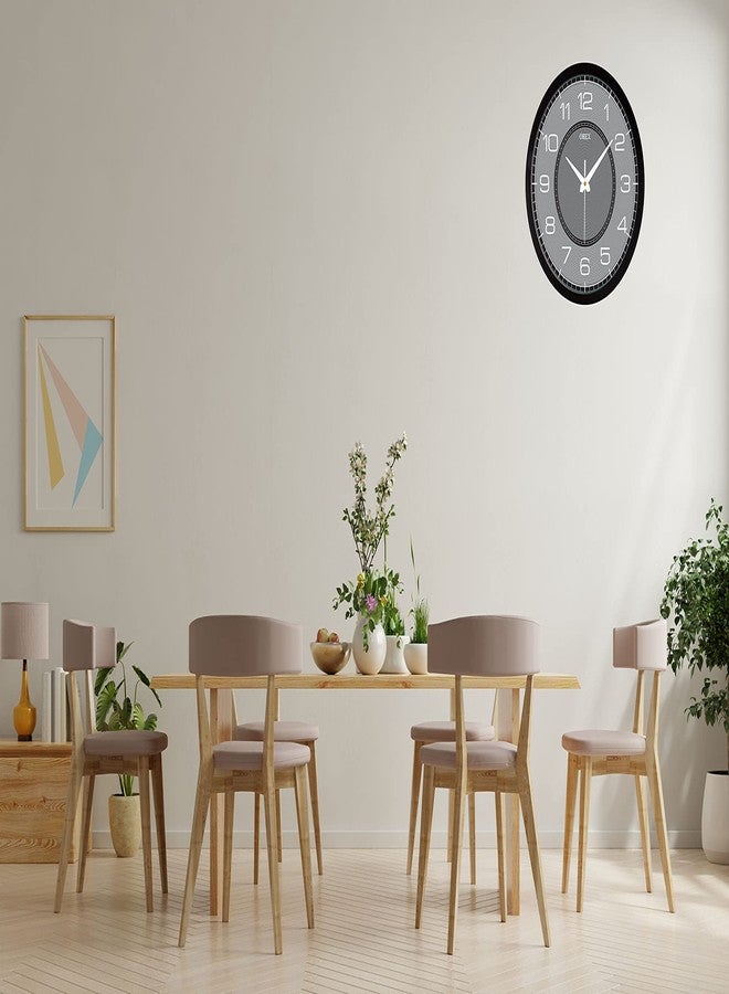 OREX Stylish Wall Clock for Home/Living Room/Bedroom/Kitchen/Office/Kids Room/Shop (Gray) - Image 4