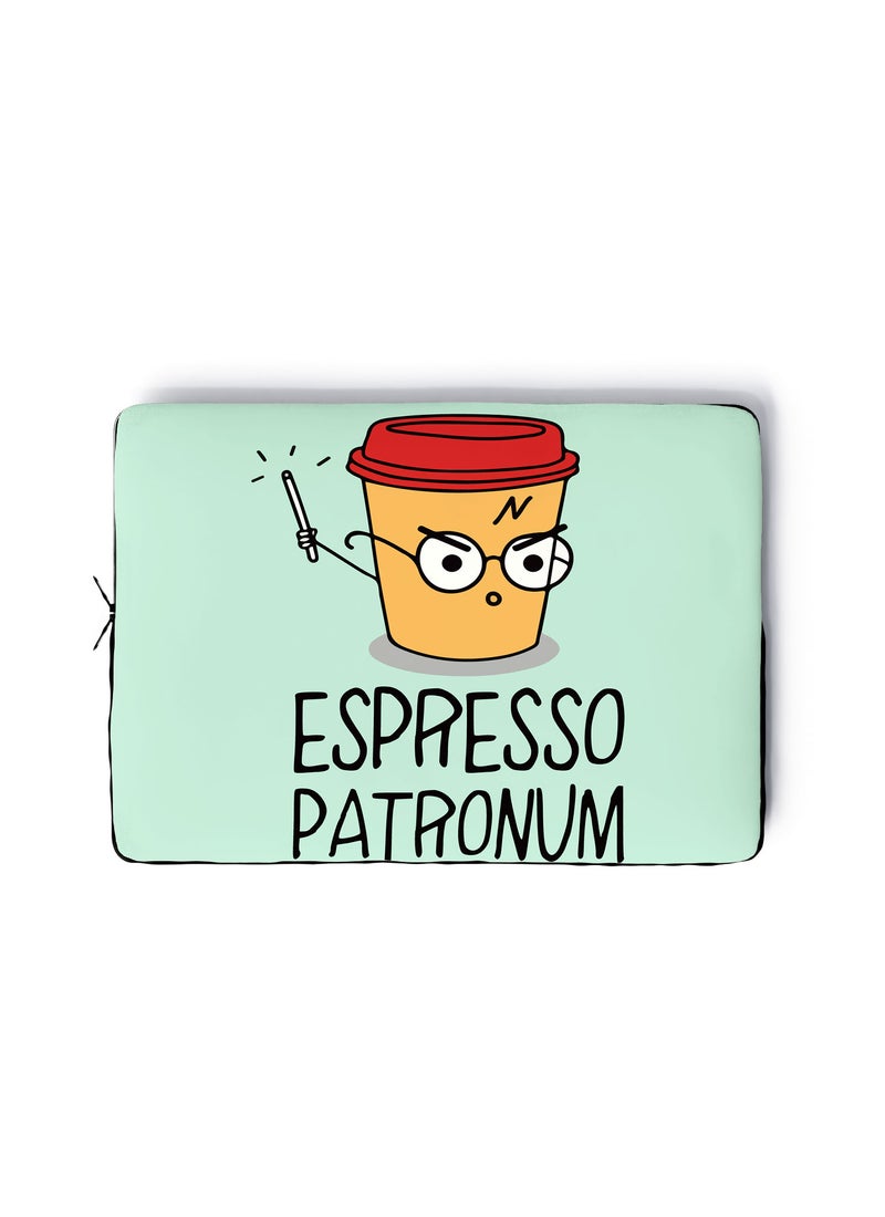LOUD UNIVERSE Laptop Sleeve 15 inch Hogwarts School Movies Collection Coffee Lover Espresso Harry Potter Tablet Sleeve - Image 1