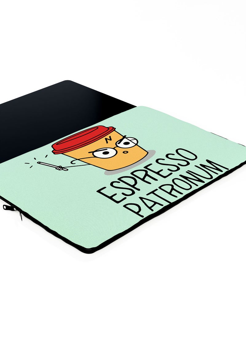 LOUD UNIVERSE Laptop Sleeve 15 inch Hogwarts School Movies Collection Coffee Lover Espresso Harry Potter Tablet Sleeve - Image 3