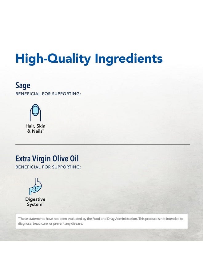 North American Herb & Spice - Sagenol 1 Fl. Oz. Wild Sage Oil Healthy Hormone Support Antioxidant Power Nongmo 60 Servings - Image 1