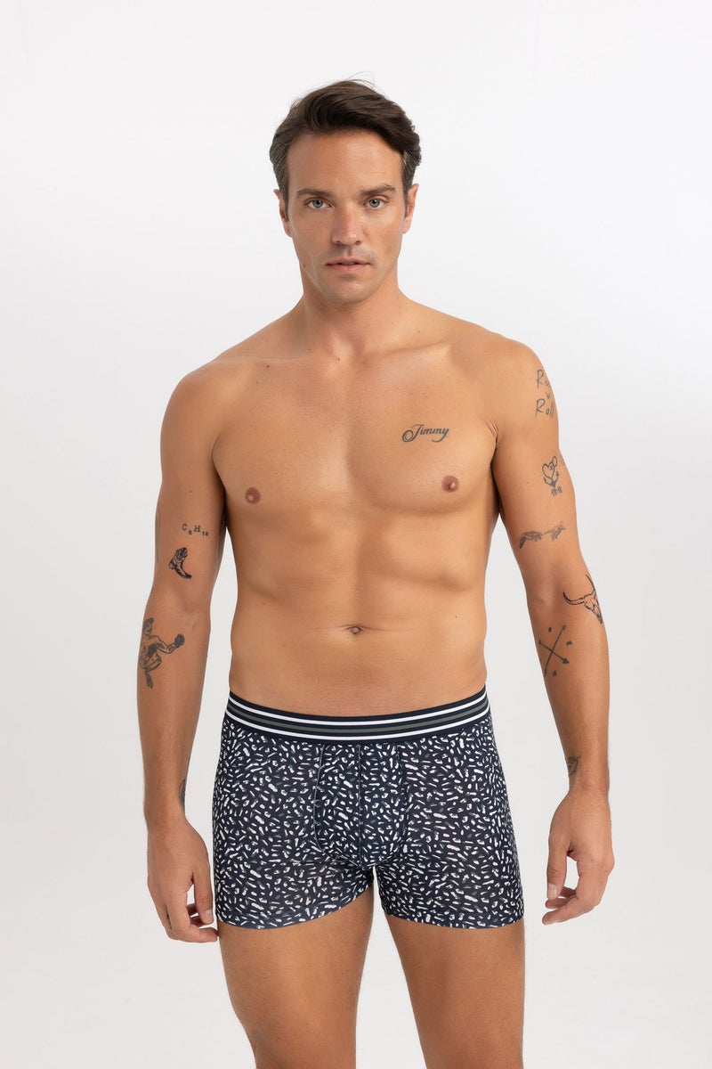 DeFacto Grey Man Man 3 piece Regular Fit Boxer Casual - Image 2