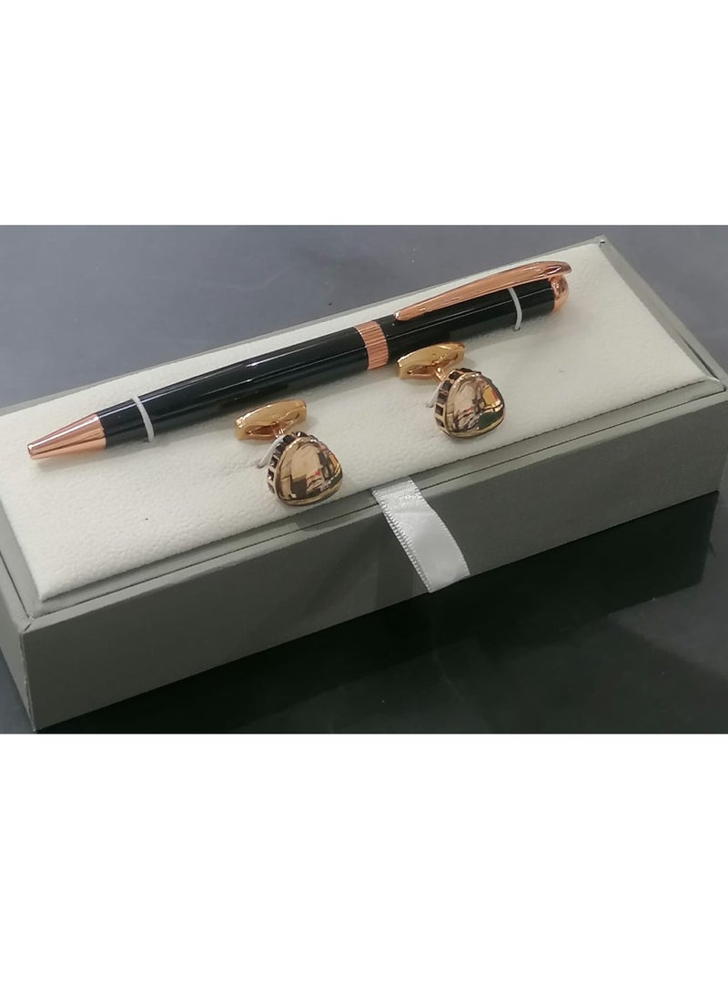 طقم قلم وكبك درجة اولى رجالي